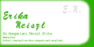 erika meiszl business card